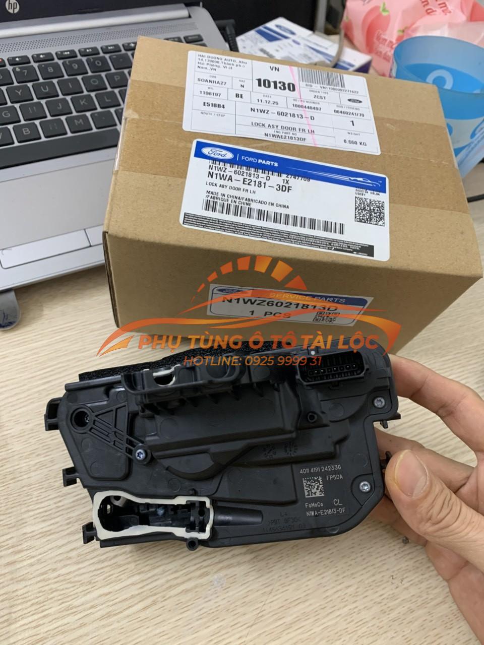 Ổ khóa ngậm Ford Ranger 2023-2026 trước lái LH Xịn - N1WAE21813AE, N1WAE21813AF, N1WAE21813DE, N1WAE21813DF, N1WZ6021813A, N1WZ6021813D