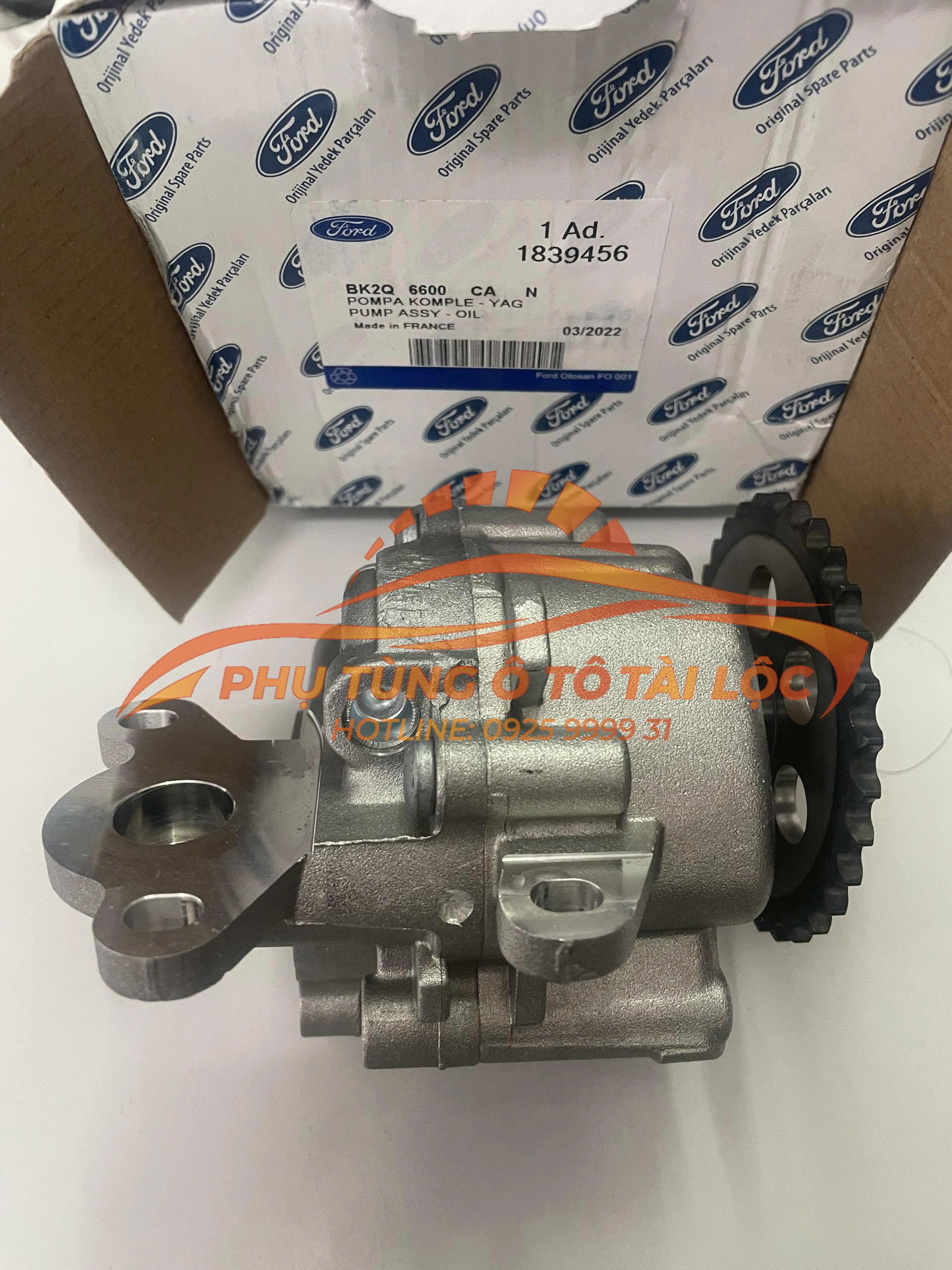 Bơm dầu Ford Ranger 2012-2021 Xịn - BK2Q6600CA / FBK2Z6600A / 7C1Z6600A