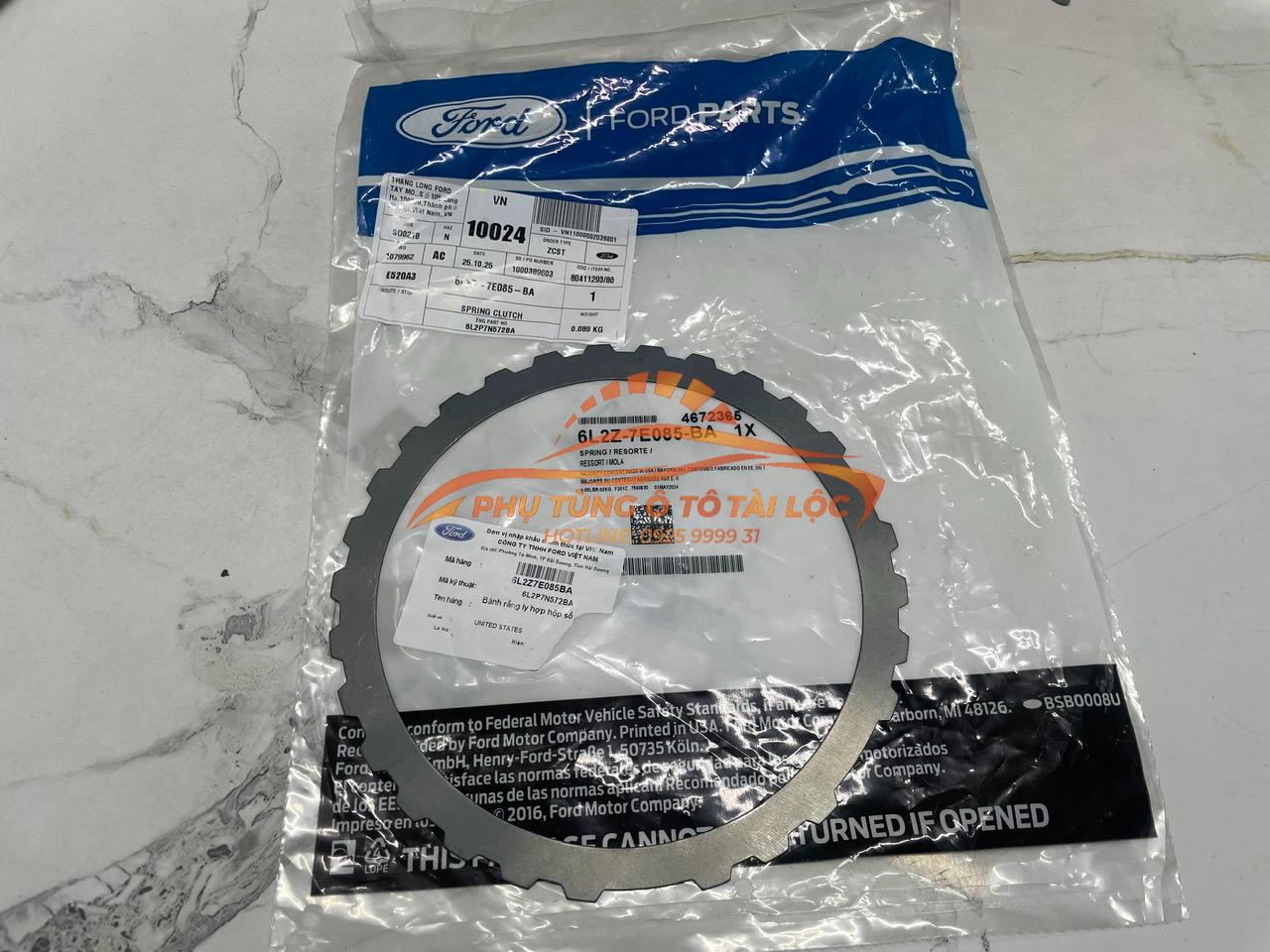 Đĩa ép lò xo số tiến, tăng tốc hoặc số trung Ford Ranger 2014-2020 hộp số 6R80 – 6L2Z7E085BA