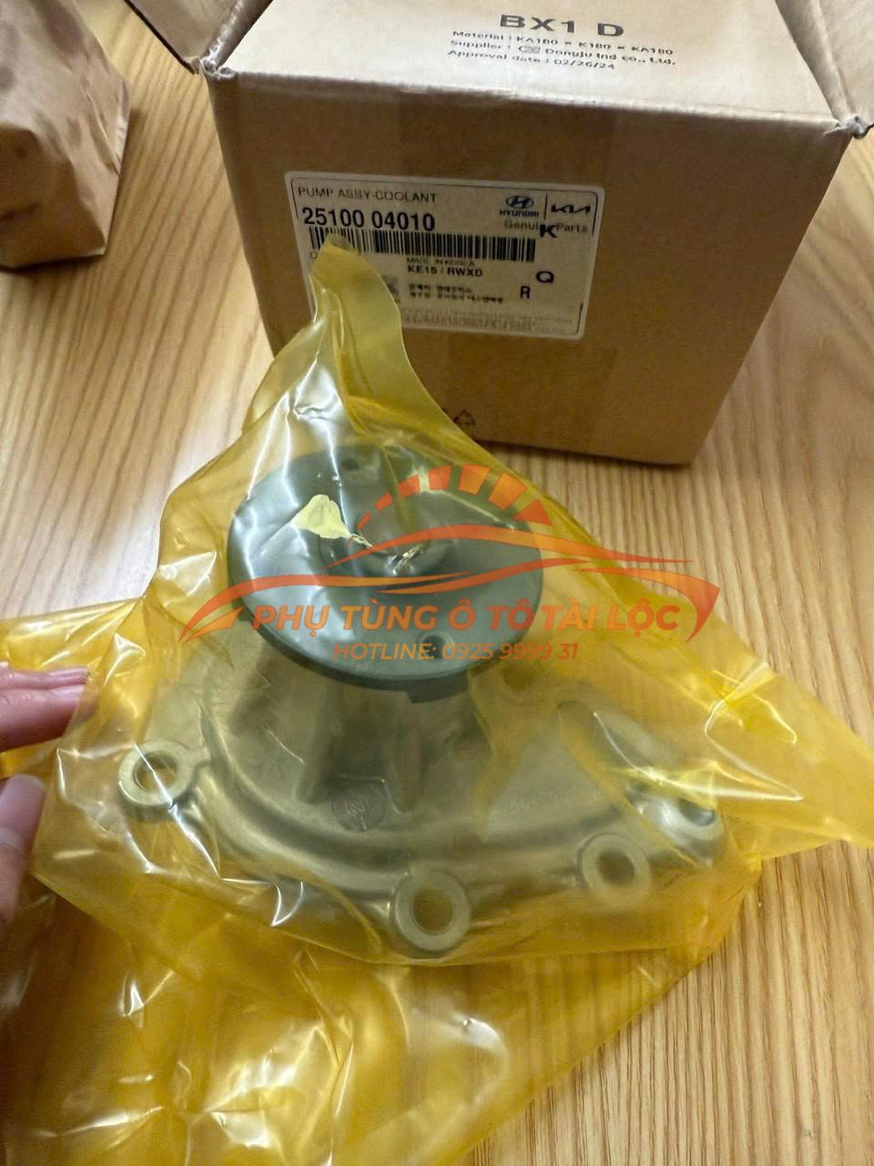 Bơm nước Hyundai Gran i10 2014-2016 Xịn - 2510004010