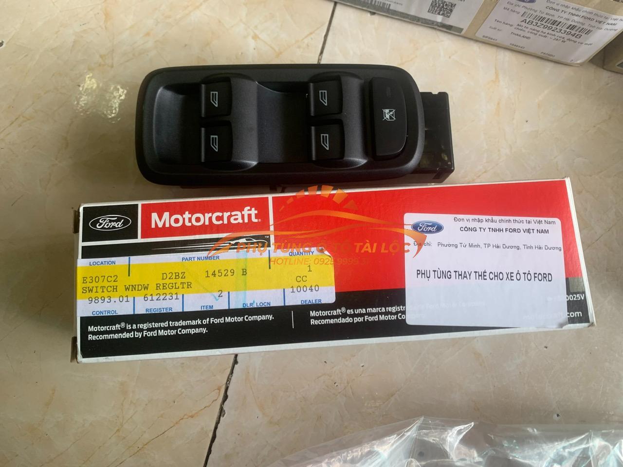 Công tắc tổng Ford Fiesta Ford Ecosport 2014-2017 Xịn – D2BZ14529B / D2BT14A132AA