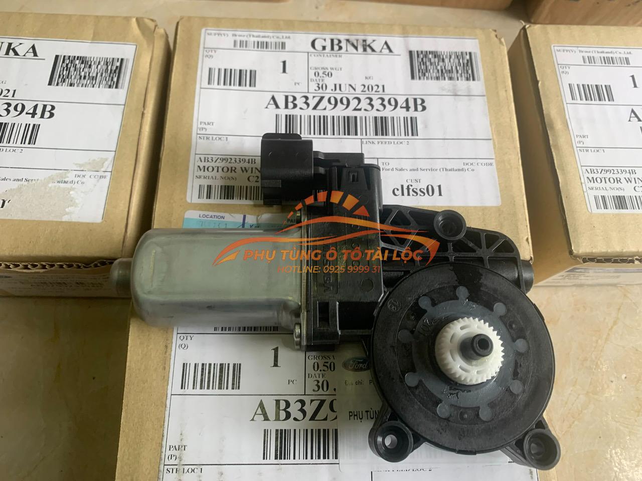 Mô tơ lên kính Ford Ranger 2013-2021 trước lái LH Xịn – AB3Z9923394B / AB3914553AB