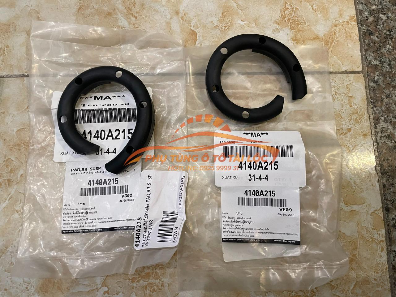 Cao su đệm lò xo sau Mitsubishi Attrage Mitsubishi Mirage 2015-2023 miếng dưới Xịn - 4140A215