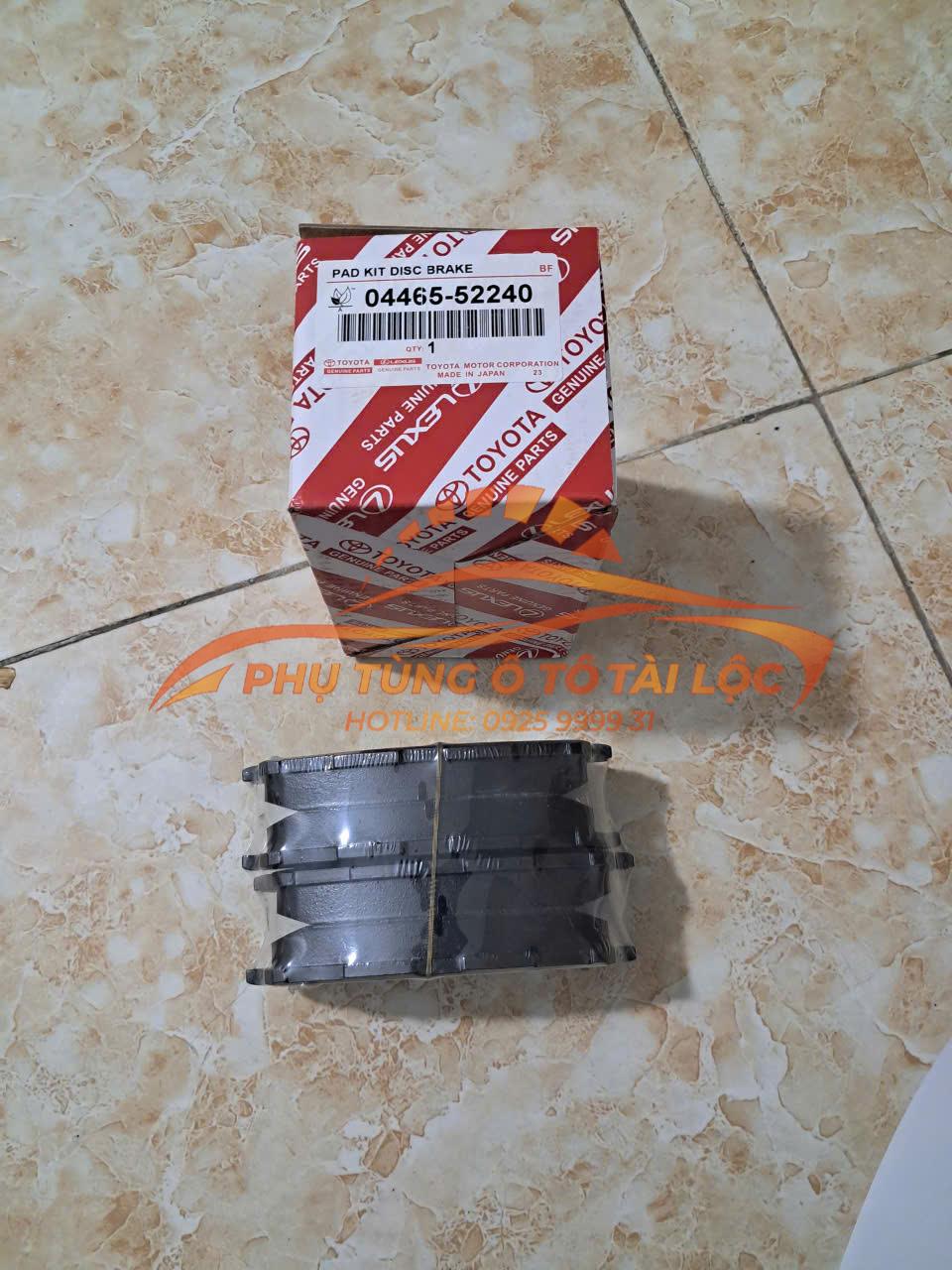 Má phanh trước Toyota Vios 2014-2019 0446552240
