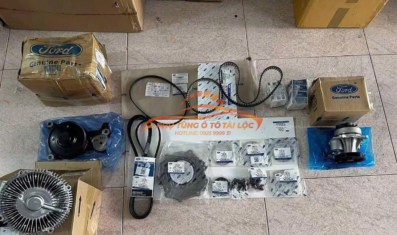 Ly tâm quạt Puly bơm nước Bơm nước Bộ curoa Ford Ranger 2018-2021 2.0 Xịn – JB3Z8501A / JB3Z8A616A