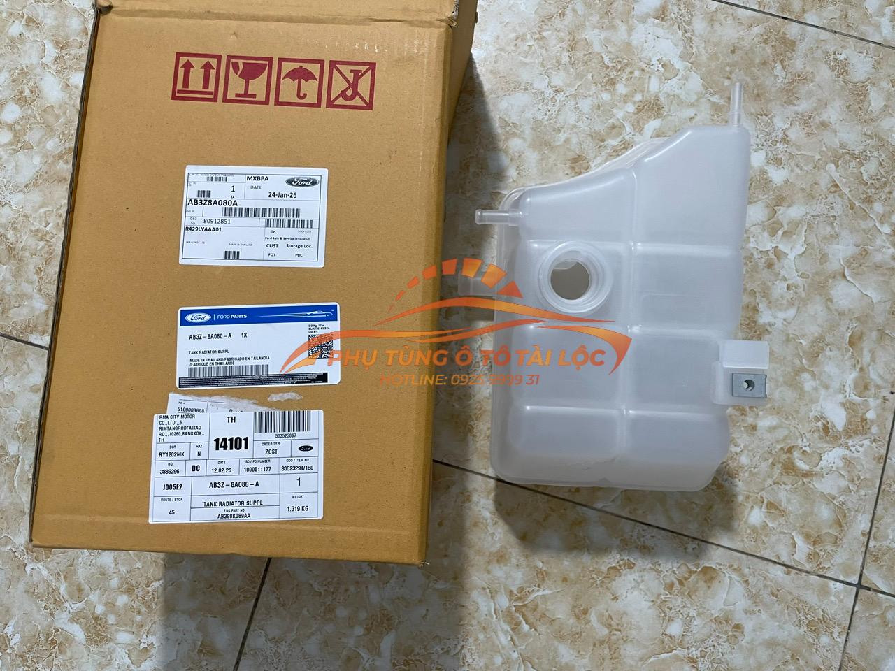 Bình nước phụ Mazda BT50 2012-2017 chính hãng - AB398K218AA / UK0115350