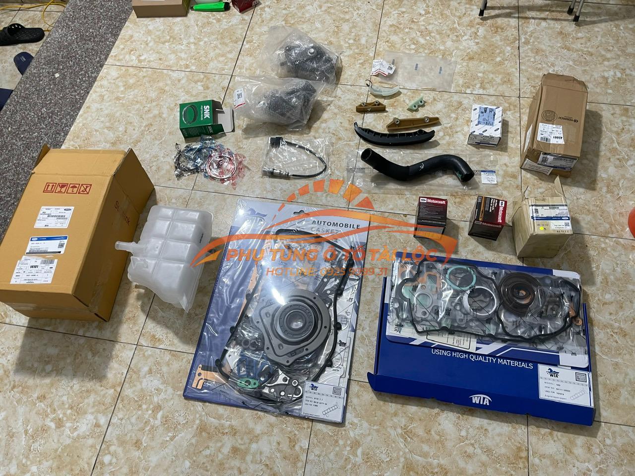 Đại tu phụ tùng Ford Ranger và Toyota Innova chính hãng