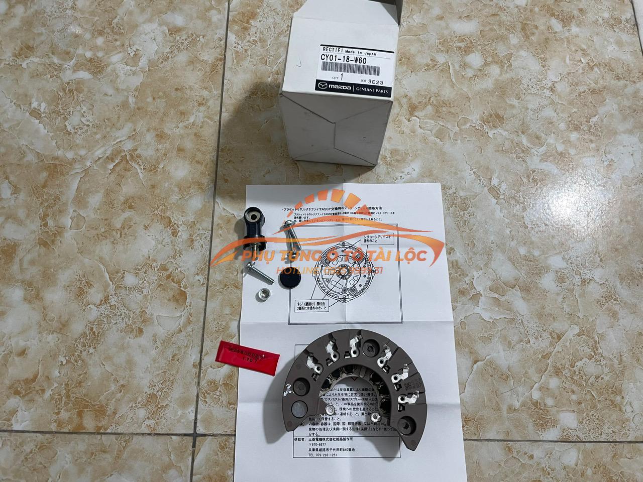 Bộ chỉnh lưu Mazda CX9 Tiết chế máy phát CX9 2010-2017 Xịn chính hãng - CY0118W60