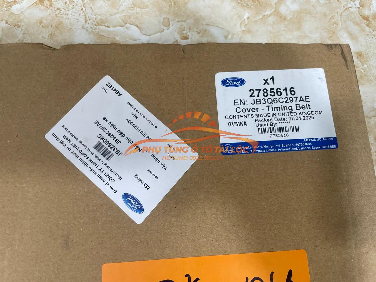 Bưởng cam Ford Ranger 2018-2020 2.0 Nắp che, Nắp bưởng cam Ford Ranger 2018 Xịn – JB3Z6608C, JB3Z6608B JB3Q-6019-BA, JB3Q-6C297-AC, JB3Q6019BA, JB3Q6C297AC- Phụ Tùng Tài Lộc - Ảnh 4