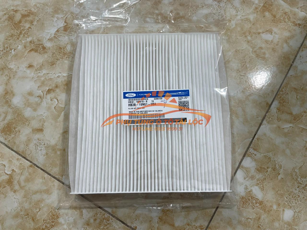 Lọc gió điều hòa Ford Ranger 2013-2021 Mazda BT50 2013-2018 Ford Everest 2016-2021 Chính Hãng - HB3Z19N619B / AB3919N619A / HB3B19N619BA - Phụ Tùng Tài Lộc