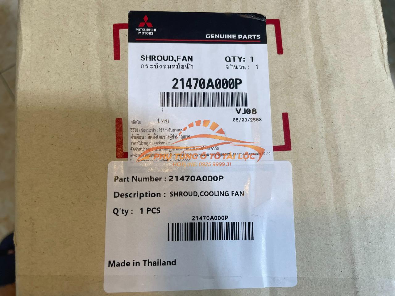 Lồng quạt két nước Mitsubishi Triton 2024-2026 21470A000P - Phụ Tùng Tài Lộc - Ảnh 5
