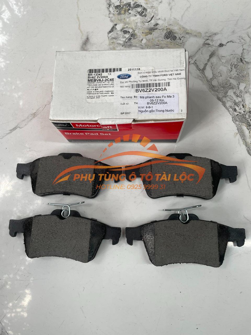 Má phanh sau Ford Focus 2005-2019 BV6Z2V200A / MEBV6J2C453AA / 3M512M008AC - Phụ Tùng Tài Lộc - Ảnh 4