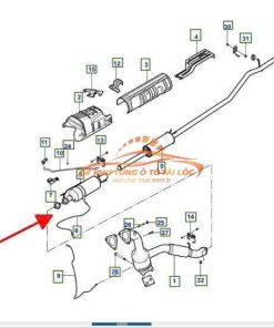 Bầu lọc khí thải Ford Transit 2023-2026 MC195H250AC