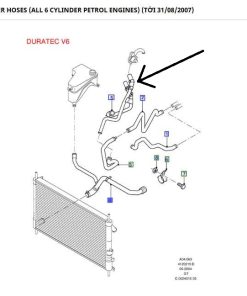 Tuy ô két giải nhiệt dầu Ford Escape 3.0 Mondeo 2.5 – 2S718N039AE