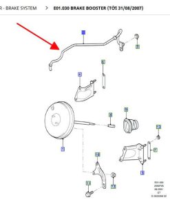 Ống chân không Ford Mondeo 2003-2007 1S712420AE